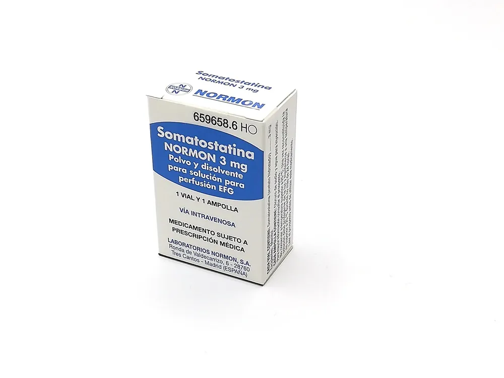 Somatostatina Hikma polvo y disolvente para solución para perfusión intravenosa
