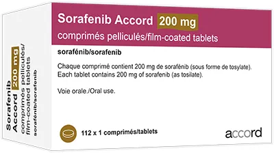 Sorafenib Accord comprimidos, recubiertos con película