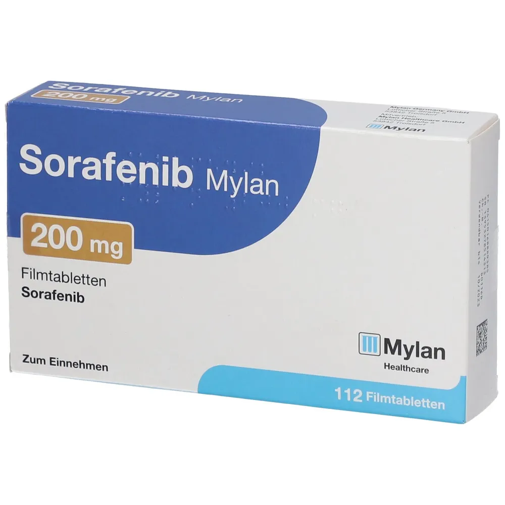 Sorafenib Mylan tablets, film-coated