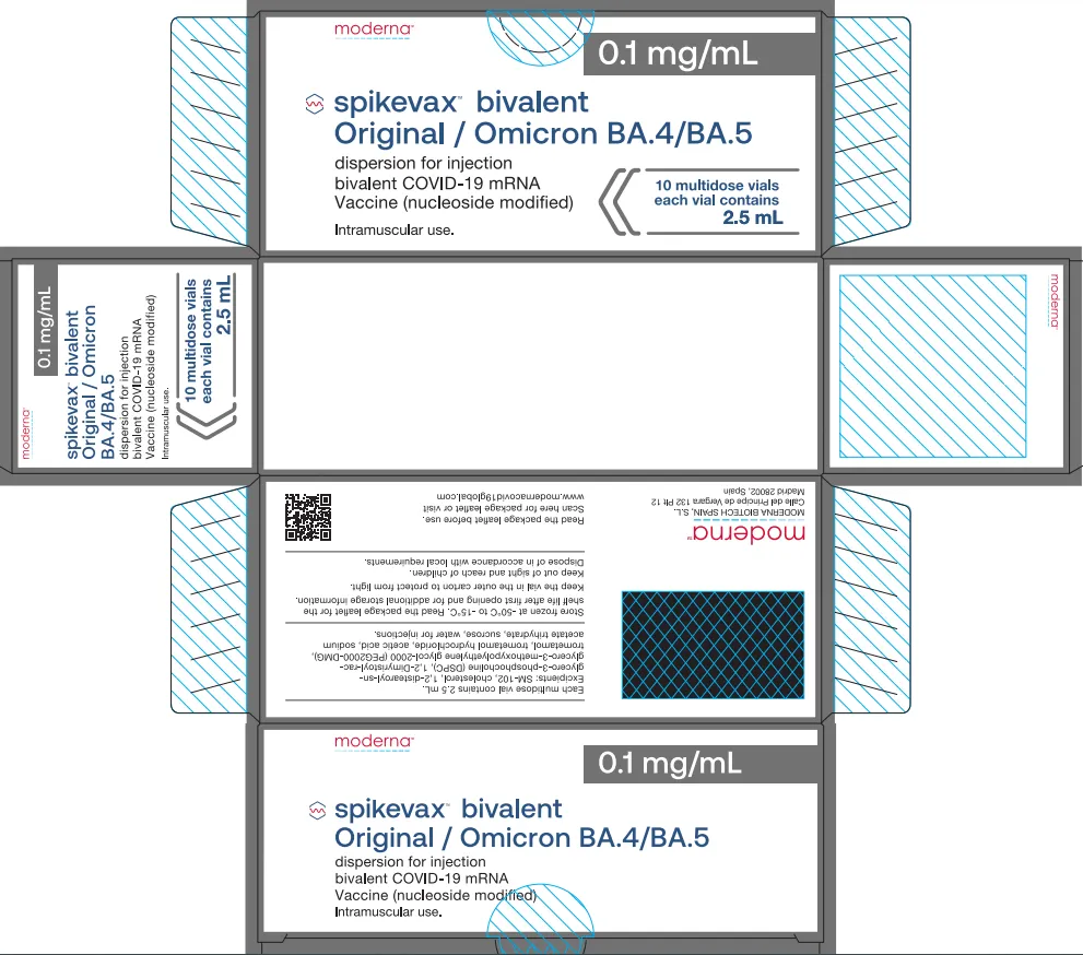 Spikevax bivalente original/ómicron BA.4-5 polvo para preparación de solución inyectable