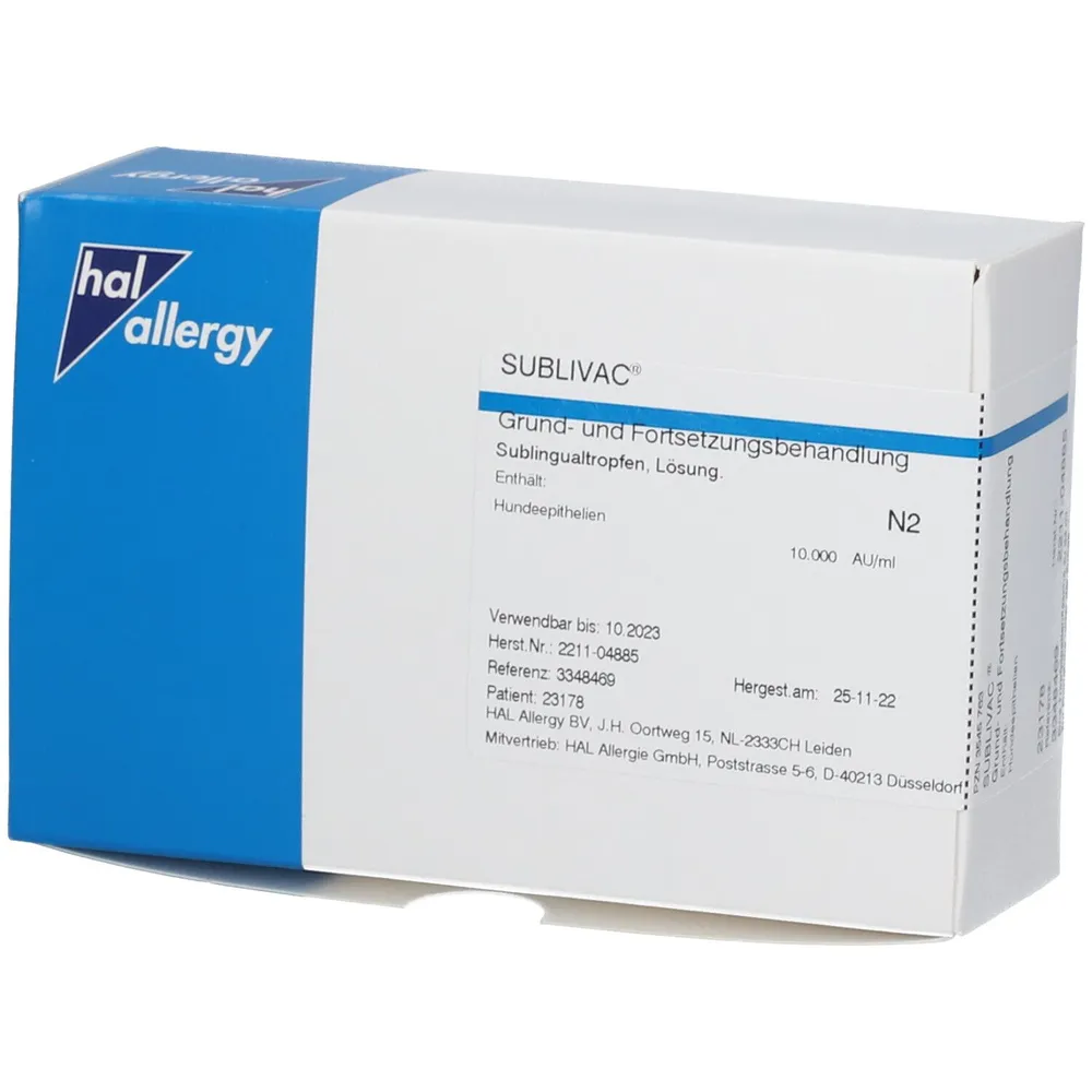 Sublivac Betulla/Nocciolo/Ontano gotas, para mucosa oral, solución