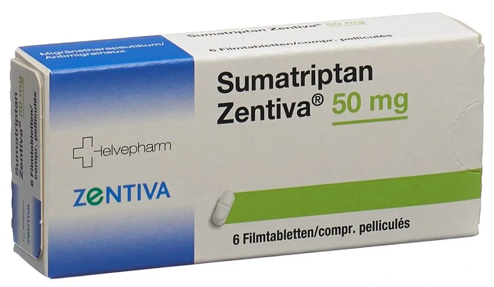 Sumatriptán Zentiva comprimidos