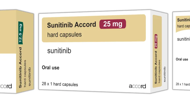 Sunitinib Accord capsules, hard gelatin
