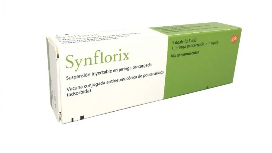 Synflorix suspension for injection, in pre-filled syringe