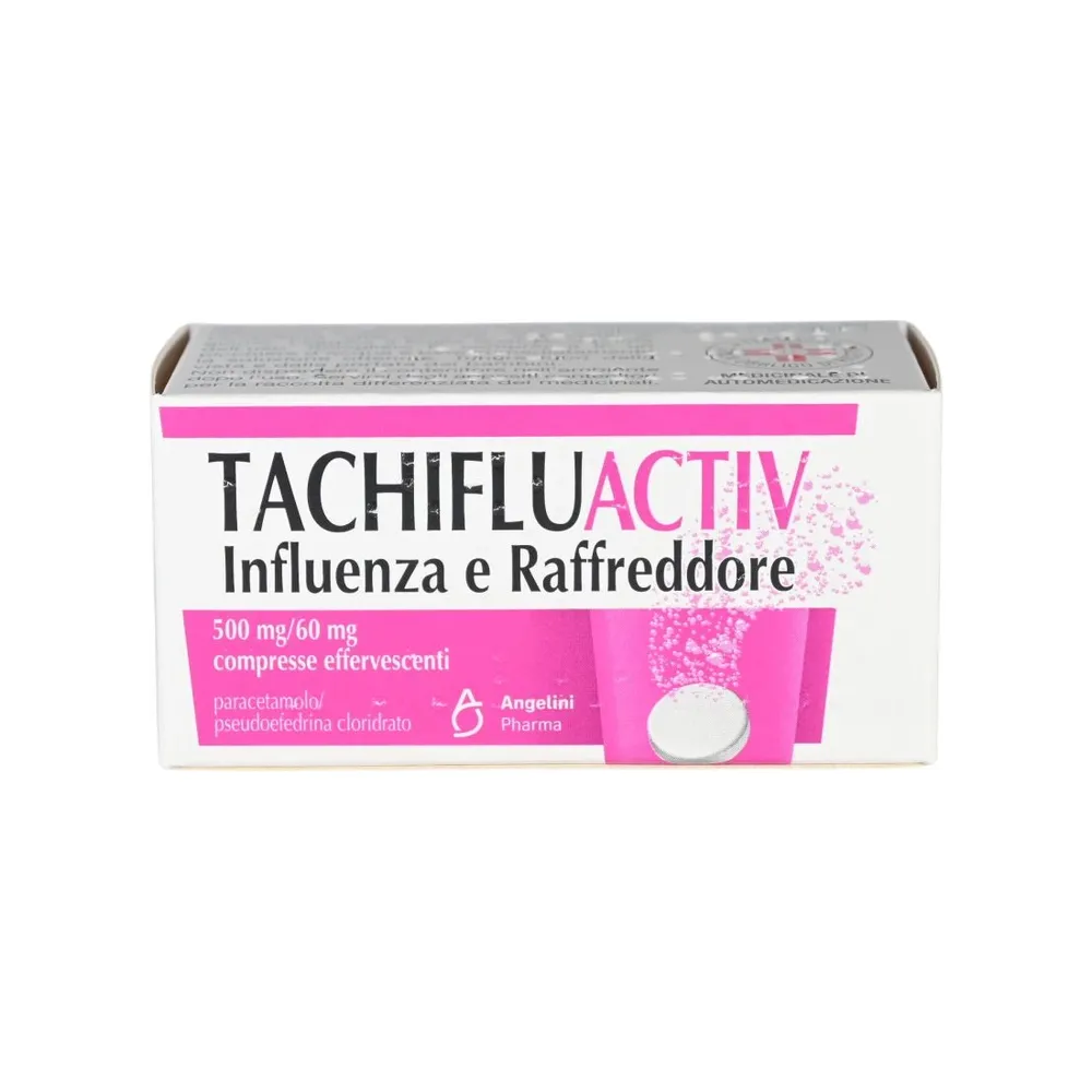 Tachifluactiv para la gripe y el resfriado comprimidos efervescentes