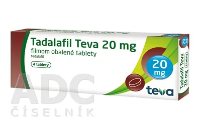 Тадалафил Тева таблетки, покрытые пленочной оболочкой