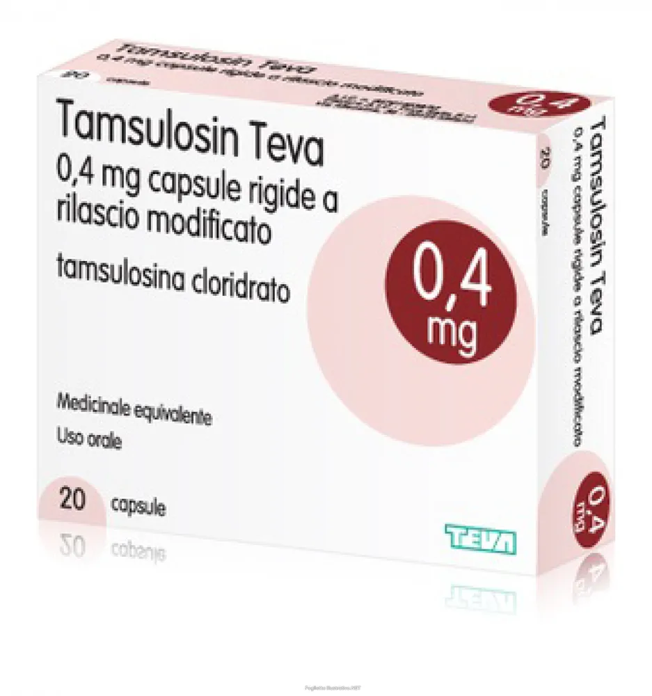 Tamsulosin Teva capsules, modified release, hard