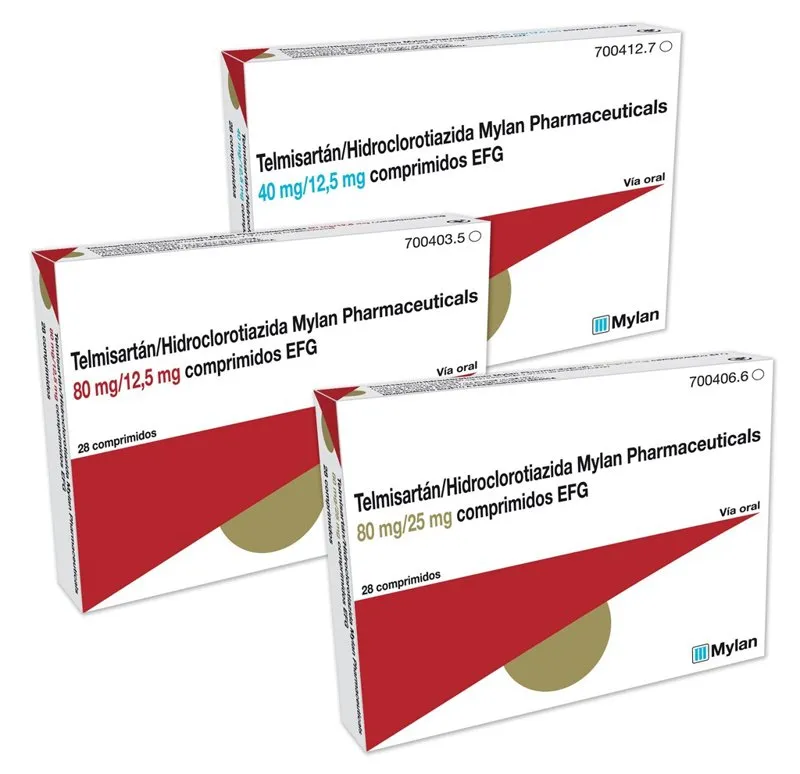 Telmisartan and hydrochlorothiazide Mylan Pharma tablets
