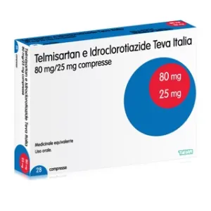 Telmisartán e hidroclorotiazida Teva Italia comprimidos