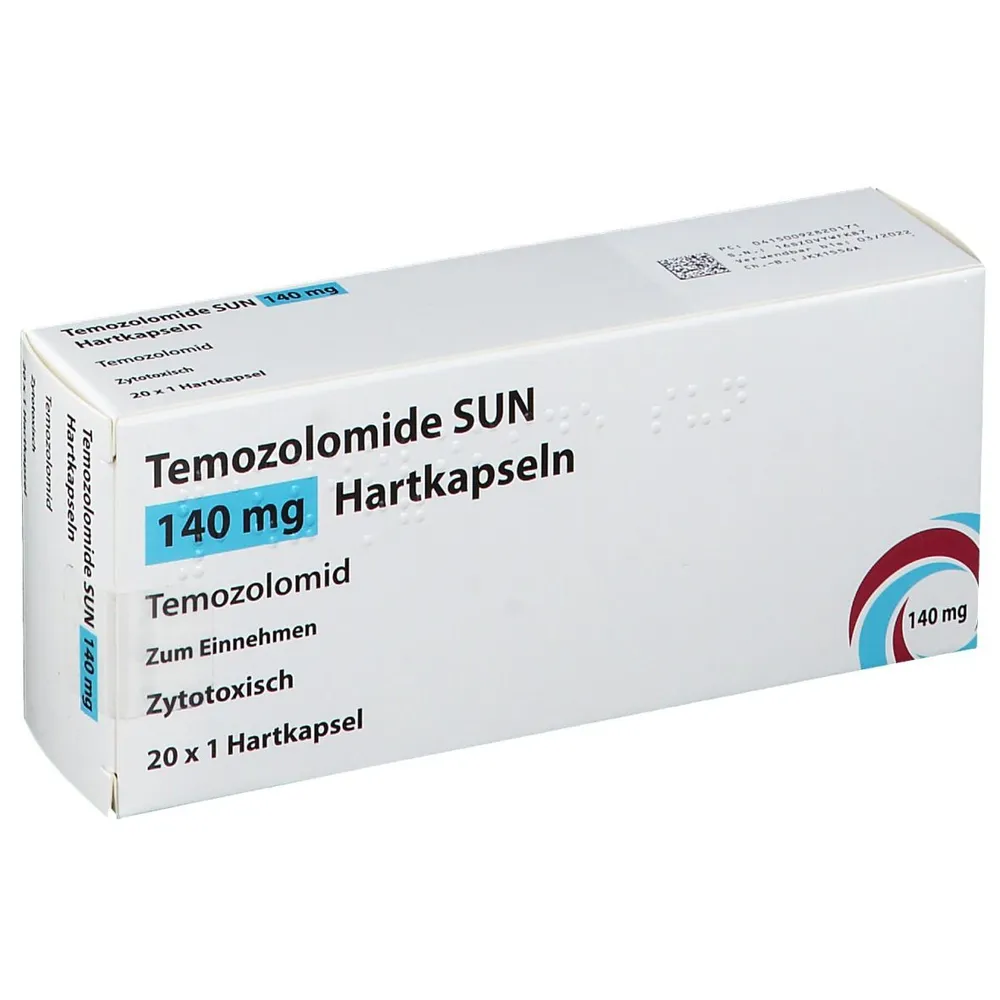 Temozolomida Sun cápsulas, cápsulas duras