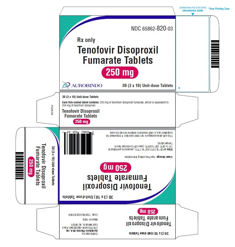 Tenofovir disoproxil Aurobindo tablets, film-coated