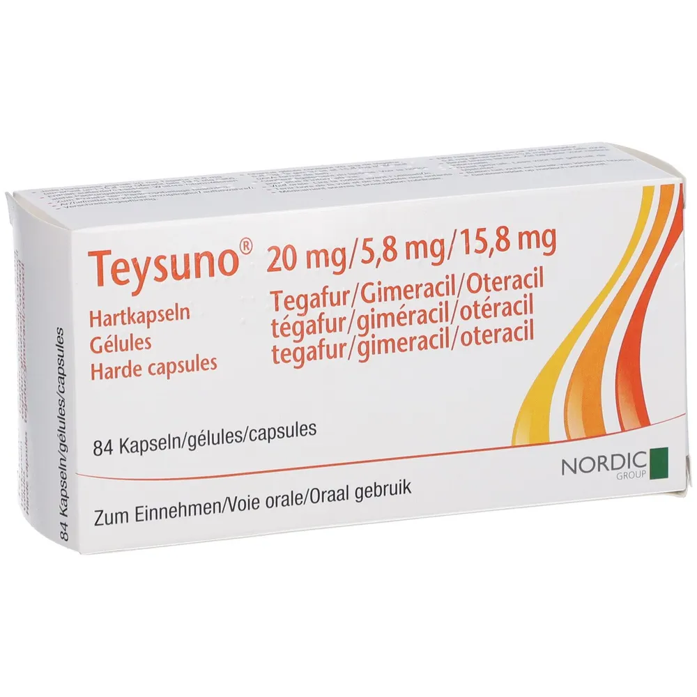 Teysuno cápsulas, cápsulas duras