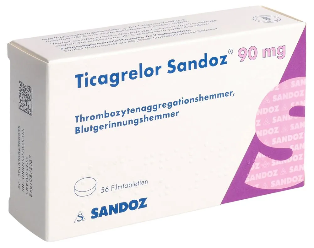 Ticagrelor Sandoz tablets, film-coated
