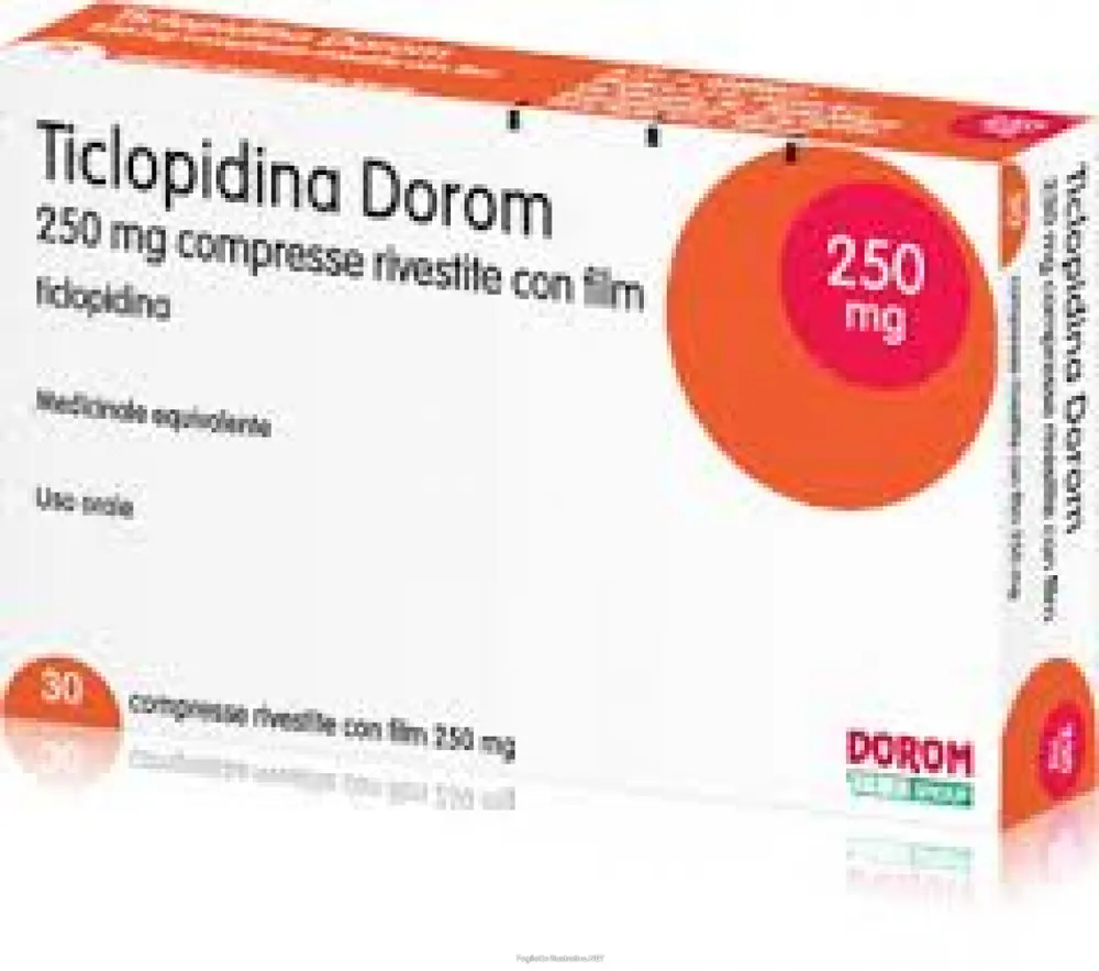 Ticlopidina Dorom comprimidos, recubiertos con película