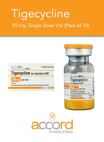Tigeciclina Accord polvo para solución para inyección/infusión