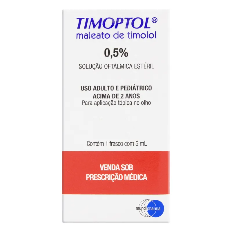 Таймоптол капли глазные, раствор