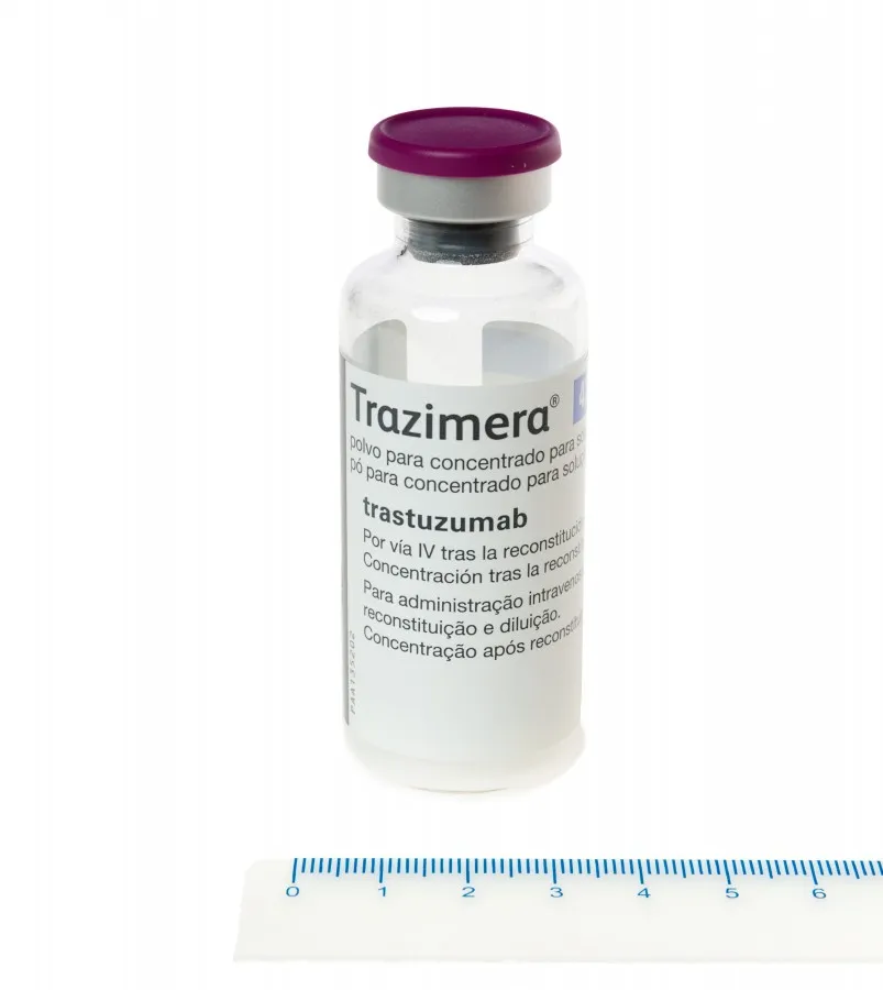 Trazimera polvo para concentrado para solución para perfusión