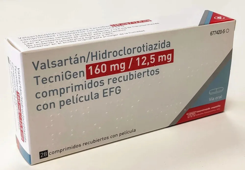 Valsartán e hidroclorotiazida Teva Italia comprimidos, recubiertos con película