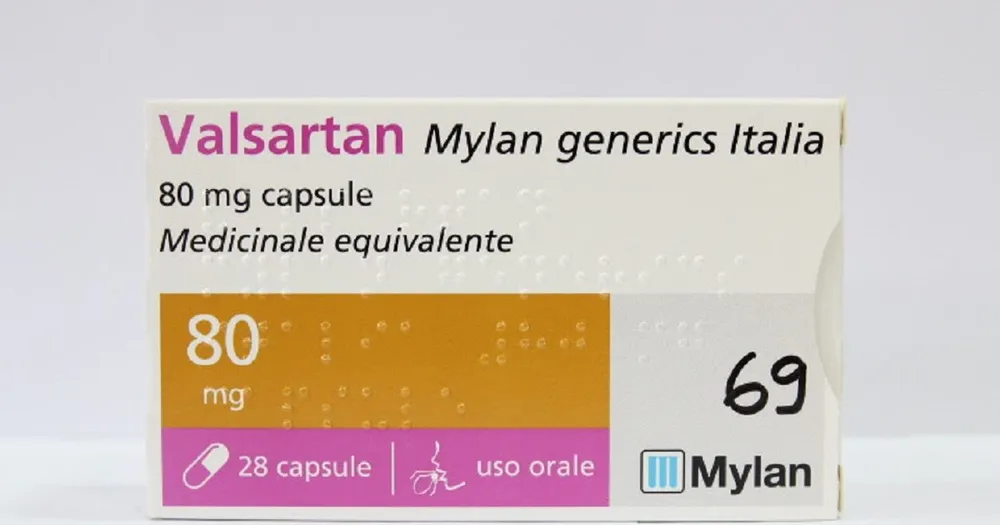 Valsartan Mylan Generics Italia capsules, hard gelatin