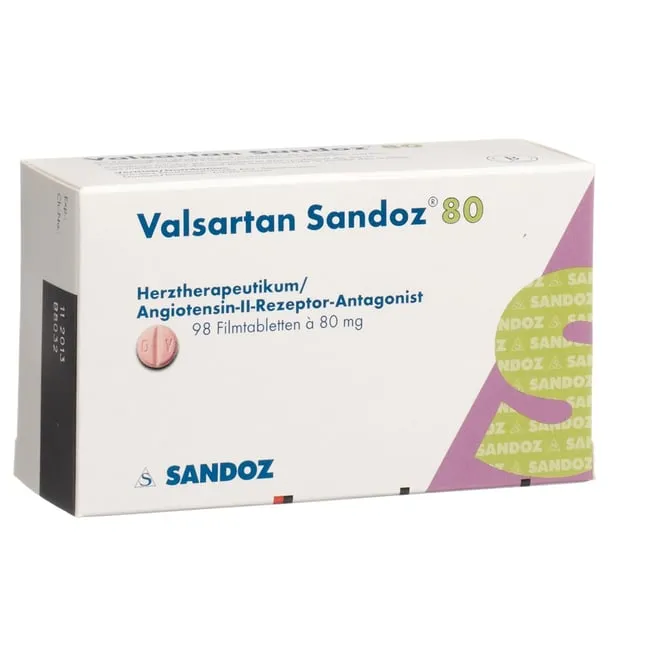 Valsartán Sandoz comprimidos, recubiertos con película