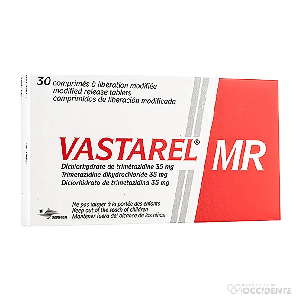Vastarel comprimidos, recubiertos