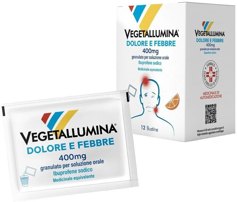 Vegetallumina for pain and fever solution, oral for preparation from granules