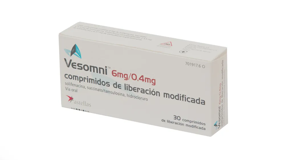 Vesomni comprimidos, de liberación modificada