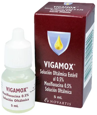 Vigamox solución, oftálmica