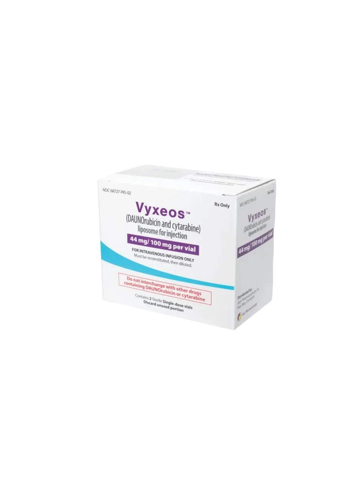 Vyxeos liposomal powder for concentrate for infusion solution