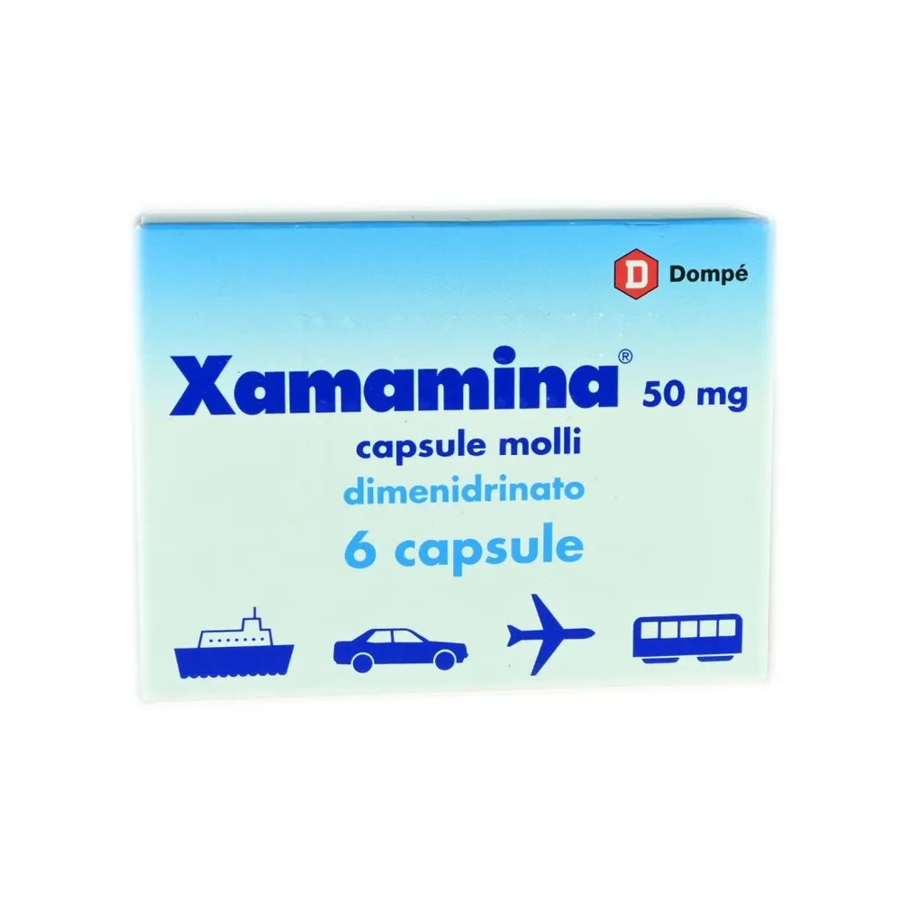 Ксамамина от укачивания капсулы, мягкие