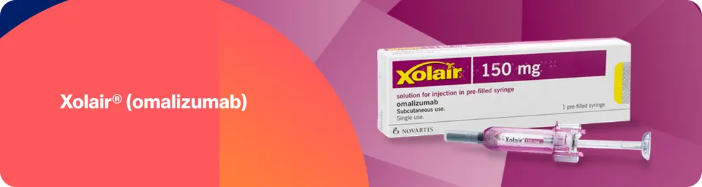 Xolair polvo y disolvente para solución inyectable