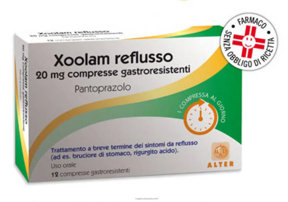 Xoolam for reflux tablets, enteric-coated
