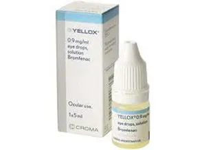 Yellox solution, eye