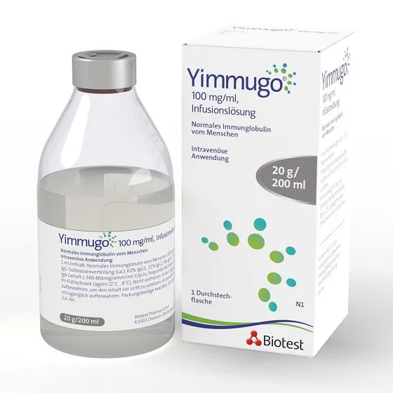 Yimmugo solution for infusion