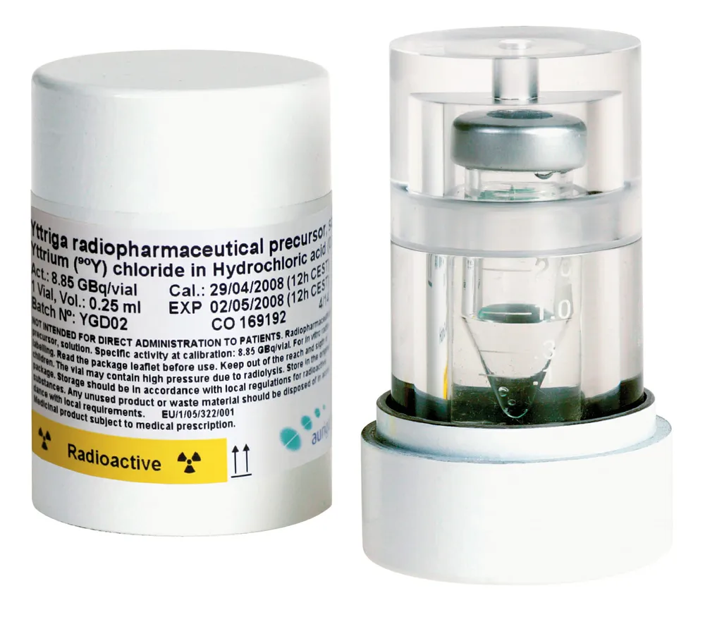 Yttriga radiopharmaceutical precursor
