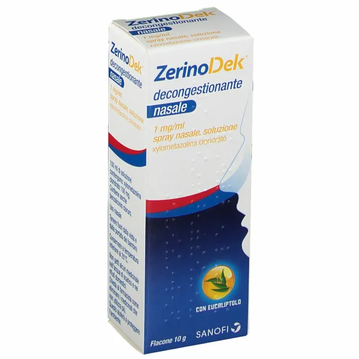 Zerinodek nasal decongestant spray, nasal solution