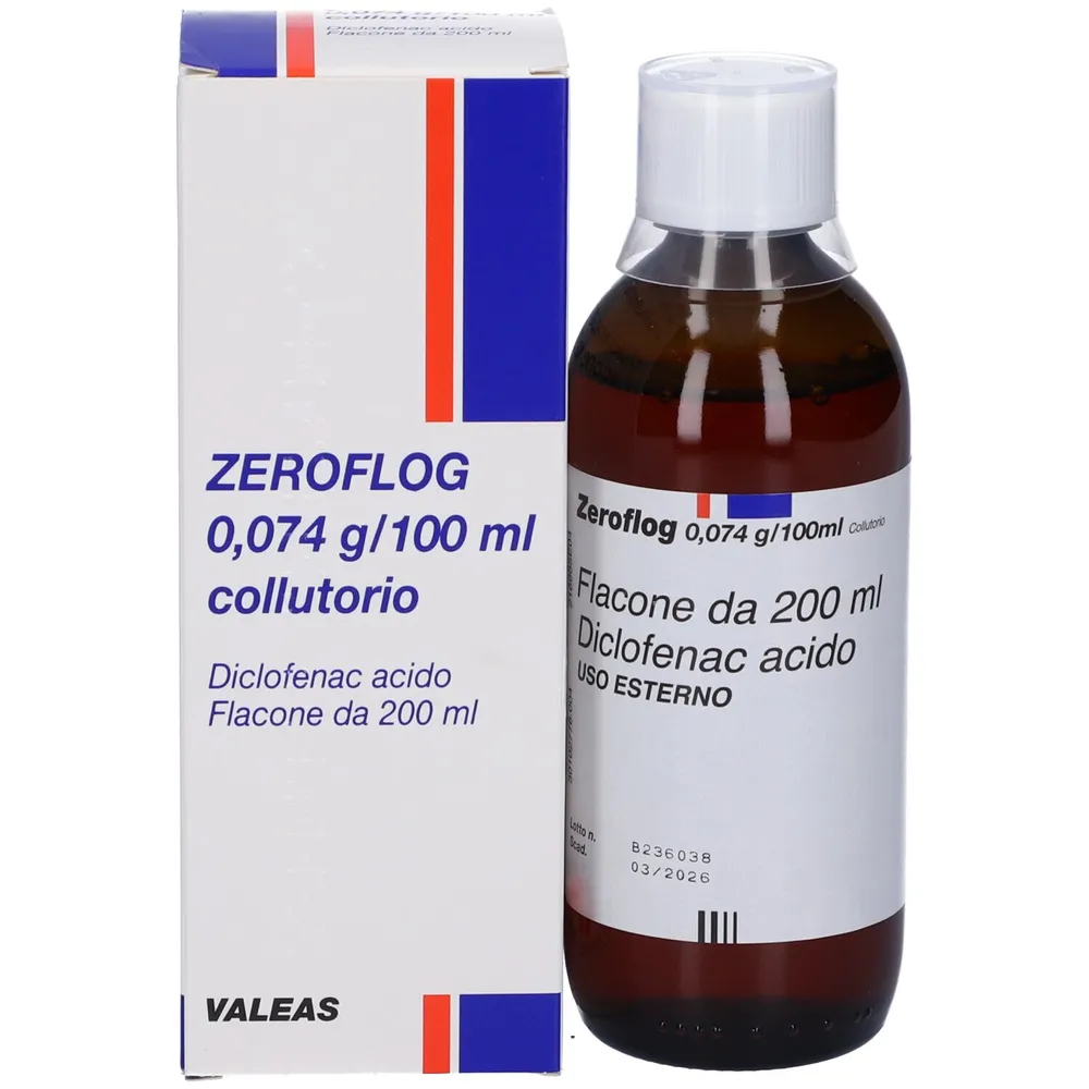 Zeroflog solución, bucal
