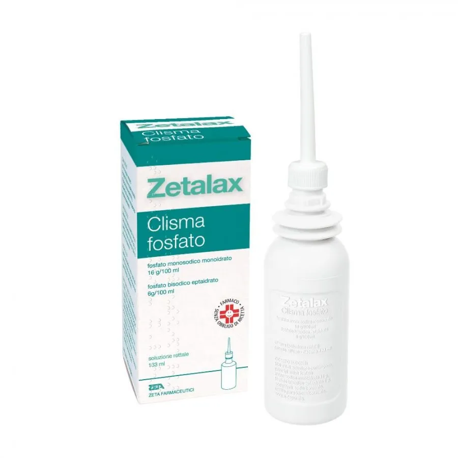 Zetalax clisma fosfato solución, rectal