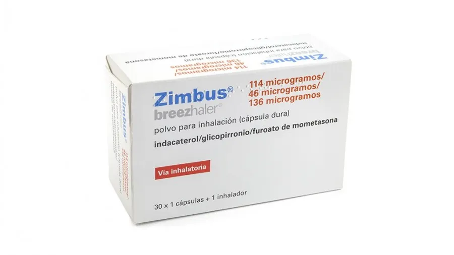 Zimbus Breezhaler powder for inhalation, hard capsule