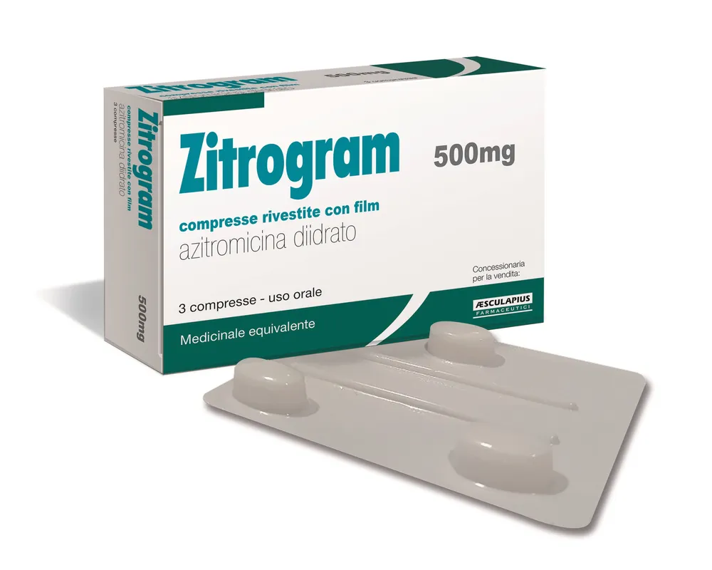 Zitrogram comprimidos, recubiertos con película