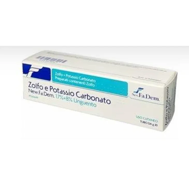 Azufre y carbonato de potasio New.Fa.Dem. ungüento
