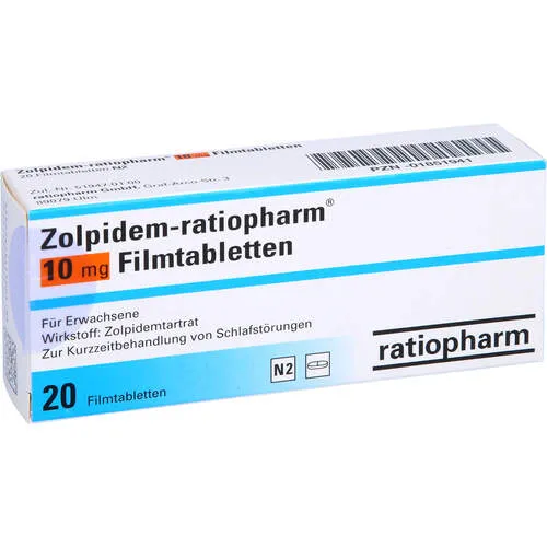 Zolpidem Ratiopharm comprimidos