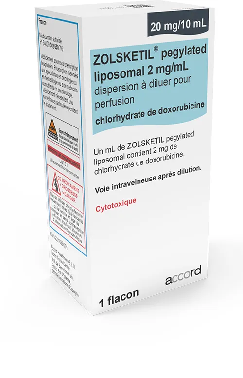Zolsketil liposomal pegilado concentrado para dispersión para perfusión