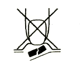 Icona nera che raffigura una sagoma umana con una grande X sul torace e linee diagonali che indicano il divieto di assumere un farmaco