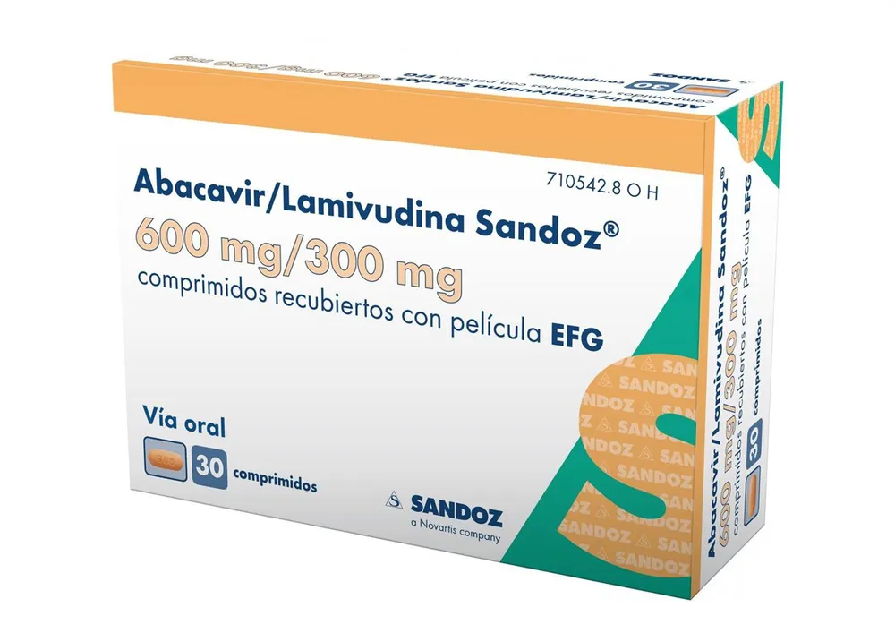 Abacavir + lamivudine sandoz tablets, film-coated