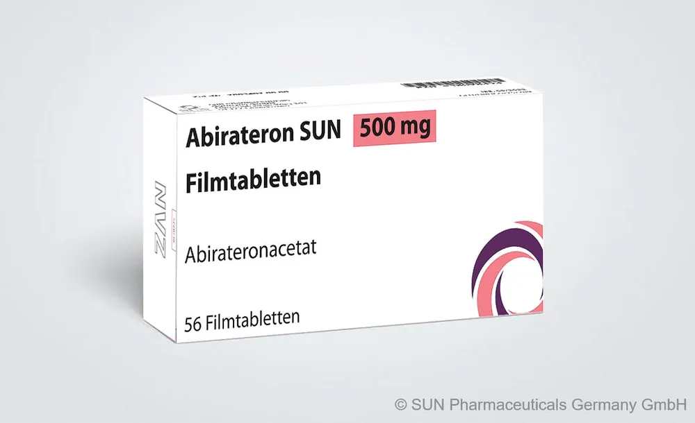 Abiraterone sun tablets, film-coated