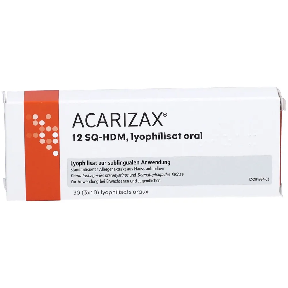 Acarizax lyophilisate for sublingual use