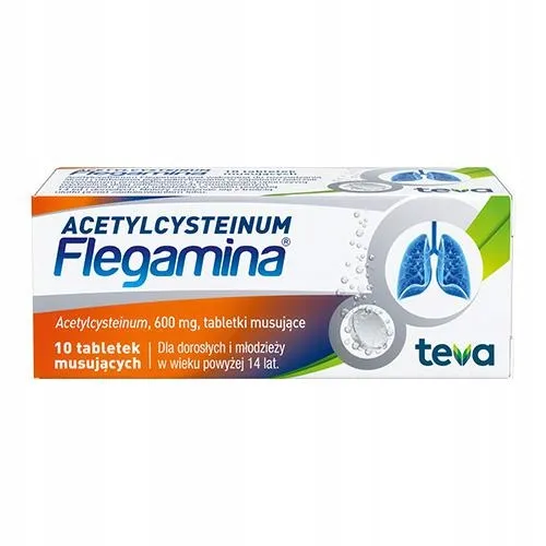 Acetilcisteína Flegamina comprimidos, efervescentes
