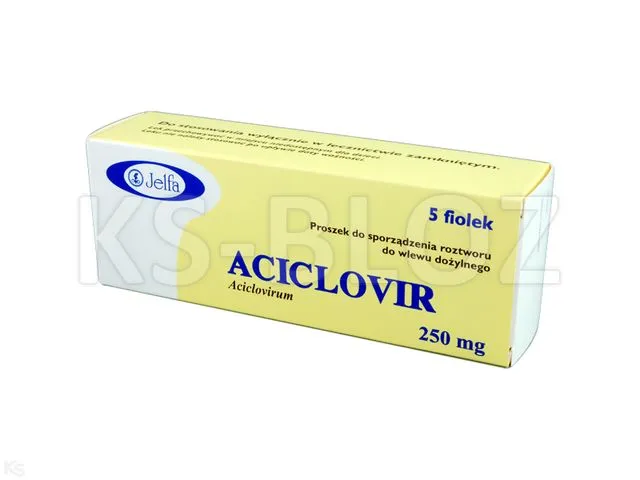 Aciclovir jelfa solution for infusion, powder for preparation of