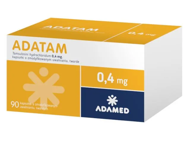 Adatam capsules, hard modified release